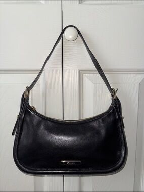 Brahmin Black Leather Shoulder Bag
